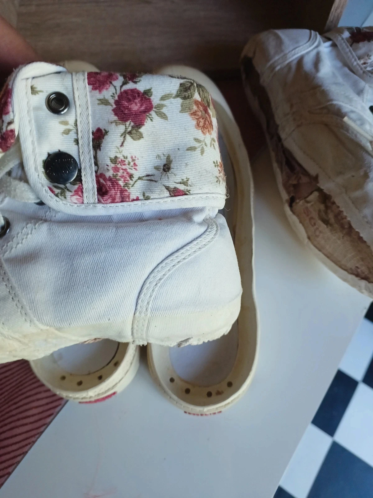 Palladium blanc cassé fleuri  pointure 39 – photo 17